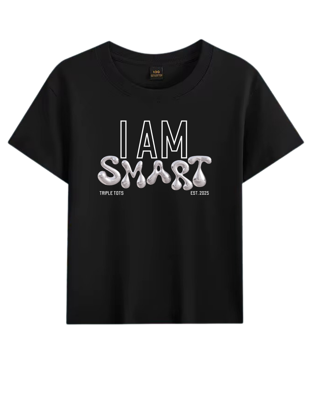I Am Smart-Silver Toddler Affirmation T-shirt