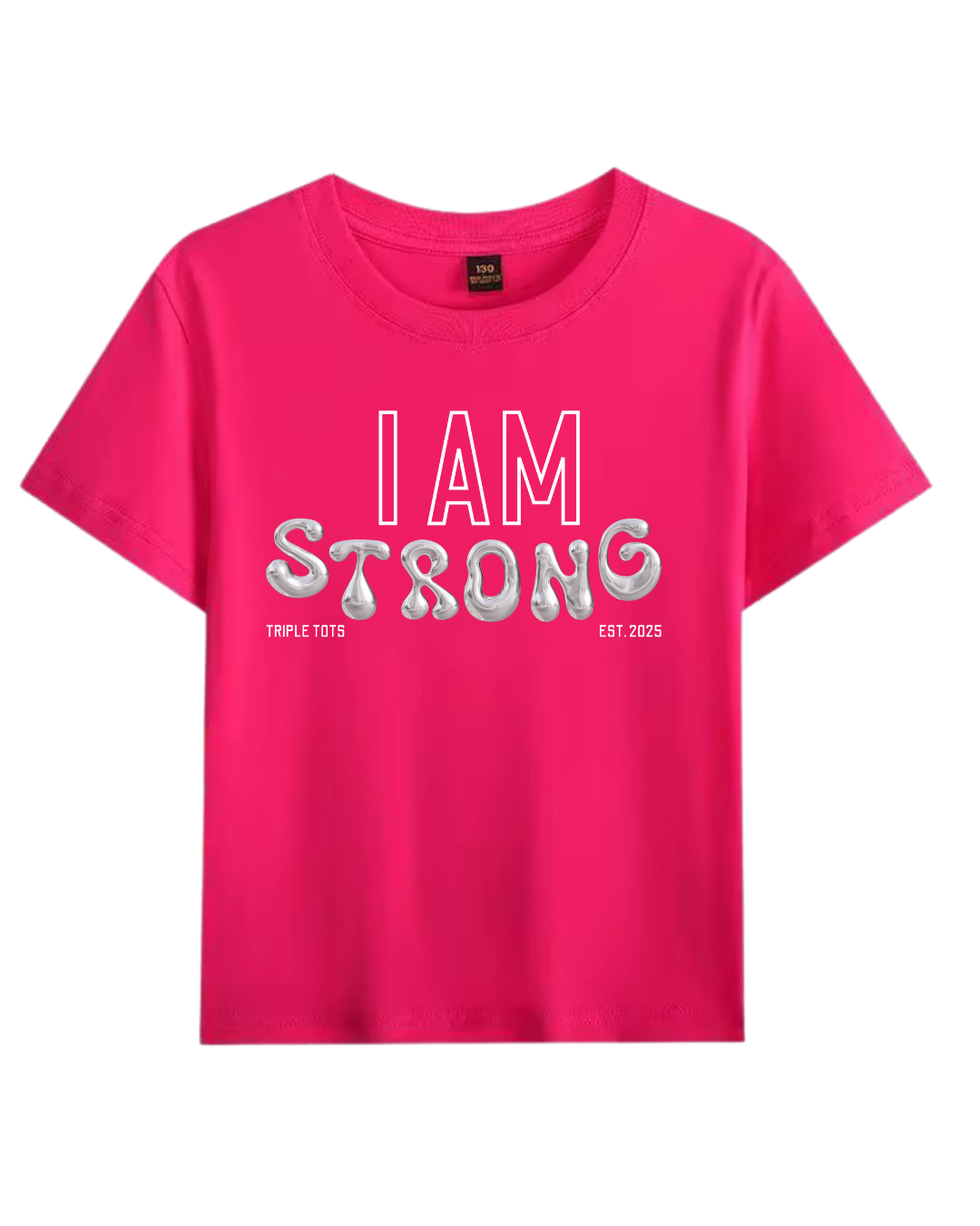 I Am Strong-Silver Toddler Affirmation T-shirt